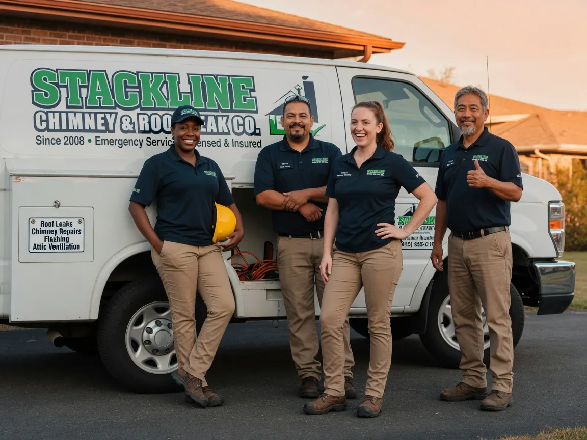 Chimney flashing repair company in Grassflat, PA